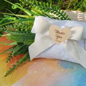 Tag Segnaposto Cuore Thanks (30pz)